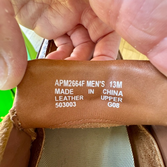 ROCKPORT PERTH BROWN LEATHER BOAT SHOE SZ 13 M - Picture 8 of 9